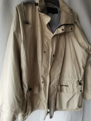 Schöffel Venturi by Schöffel Jacke Beige Kapuze Taschen Outdoor Unisex Größe XL - Bild 1 von 4