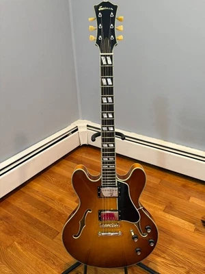 Guitarra Eléctrica Eastman Guitars T486-GB Thinline Semi-Huecobody - Goldburst Foto 1 de 4