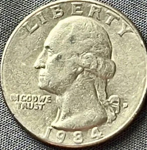1984 D Washington Quarter Filled Mint Mark, DDO, Spitting Eagle Error Coin - Picture 1 of 24
