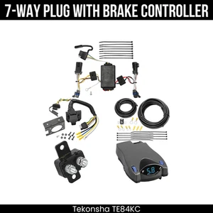 Tekonsha 7-Way Trailer Wiring Harness Kit + Brake Control For 02-07 Saturn Vue - Picture 1 of 16