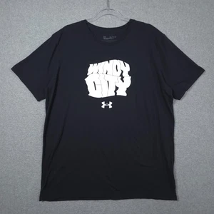 Under Armour Shirt Mens 2XL XXL Black Windy City Chicago Short Sleeve Crewneck - Picture 1 of 8