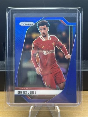 2024-25 Prizm EPL Premier League Liverpool Curtis Jones Blue Prizm /299 - Image 1 of 3