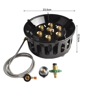 Non Slip Sawtooth Stents Efficient Flame Strong Fire Power Camping Stove - Picture 1 of 16