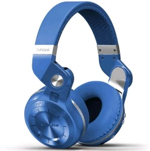 Bluedio T2 Plus Turbine Wireless Bluetooth Headphones Mic/Micro SD Card (BLUE) - Picture 1 of 6