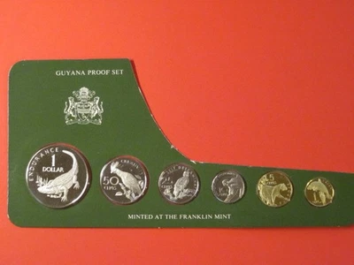 1976 Guyana Proof Coins - Six Coins / Franklin Mint - Image 1 of 4