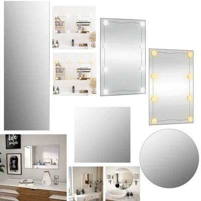 Glas Wandspiegel Badspiegel Flurspiegel Spiegelfliesen Wand Spiegel Hängespiegel - Bild 1 von 4