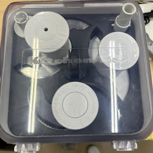 KitchenAid Food Processor Attachments Blades Discs Storage Case KFP1333 KFP1344 - Picture 1 of 3