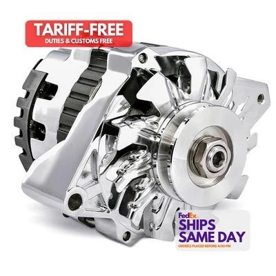 Proform 66430.16C, One Fits Gm Cs130 160 Amp Alter- Nator Chrome Finish Performa - Image 1 of 4