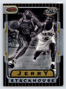 1996-97 BOWMAN'S BEST RETRO TB12 JERRY STACKHOUSE 76ers - Picture 1 of 2