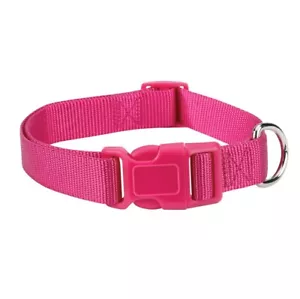 Hundehalsband Großpackungen 100 rosa Nylon Tierheim Rettung Tierarzt 4 verstellbare Größen - Bild 1 von 5