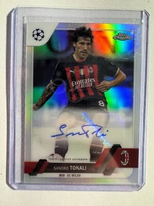 K250,297 - 2021-22 Topps Chrome UEFA Champions League Auto #CAST Sandro Tonali - Picture 1 of 1