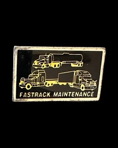 Vintage Fastrack Trucking Maintenance Pin - Picture 1 of 2