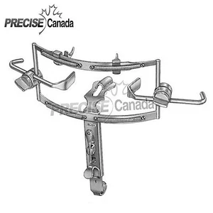 DINGMAN MOUTH GAG WITH 3 TONGUE PLATES, SURGICAL DENTAL INSTRUMENTS - Picture 1 of 2