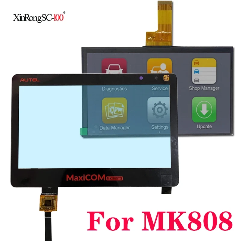For Autel MaxiCOM MK808 Touch Screen With LCD Display Digitizer Replacement - Image 1 of 1