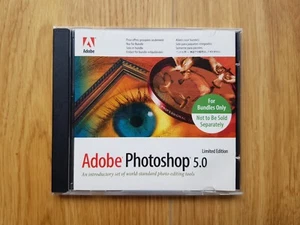 Vintage Software Adobe Photoshop 5.0 Limited Edition pre owned - Picture 1 of 12