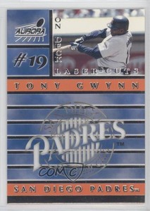 1999 Pacific Aurora On Deck Laser-Cuts Tony Gwynn #16 HOF