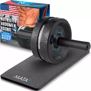 Ab Roller Wheel, Workout Machine, Perfect for Core & Abdominal Strength Training - Picture 1 of 12