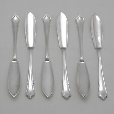 DUBARRY Design COOPER BROTHERS SHEFFIELD Silver Service Cutlery Six Fish Knives