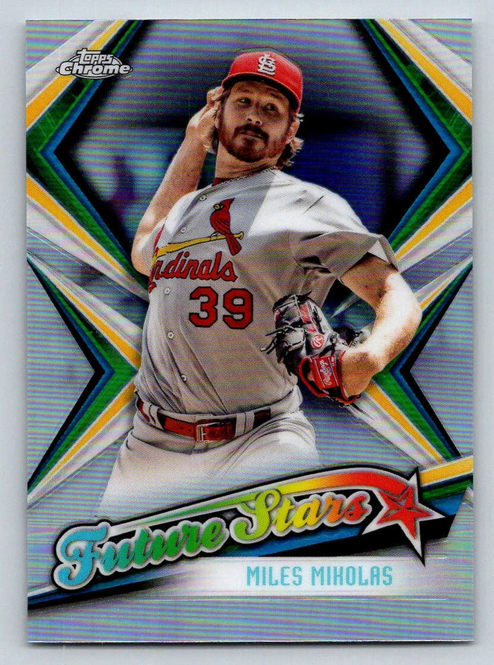 2019 Topps Chrome Future Stars #FS3 Miles Mikolas (ref 198639) - Image 1 of 2