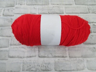 1 hilo de madeja acrílico rojo voluminoso sin marca  Foto 1 de 2