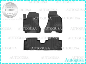 NEW SET LHD BLACK RUBBER FLOOR MATS CAR LINERS ALL WEATHER FOR TUCSON 2004-2009 - Picture 1 of 4
