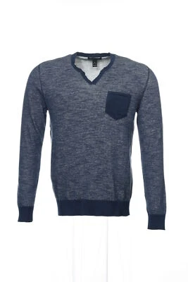 Suéter Cuello en V Azul Brezo Inc International Concepts NUEVO CON ETIQUETAS M $60 Foto 1 de 4