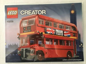 NEW INSTRUCTION ONLY LEGO 10258 Creator EXPERT London Bus MANUAL ONLY NO BRICKS - Picture 1 of 2