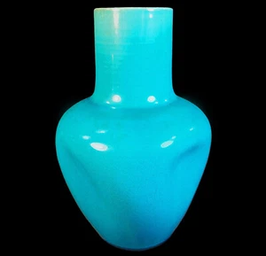 LOVELY, RARE 19th. CENTURY BURMANTOFTS DIMPLED AESTHETIC MONOCHROME VASE - Picture 1 of 9