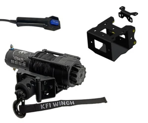 KFI POLARIS SCRAMBLER 850 1000 13-24 MOUNT STEALTH 3500 LB WINCH SYNTHETIC CABLE - Bild 1 von 1