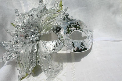 银花狂欢节面具-手工制作 — 第 1/4 张图片