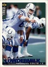 1995 Collector's Choice Football Card #304 Kirk Lowdermilk