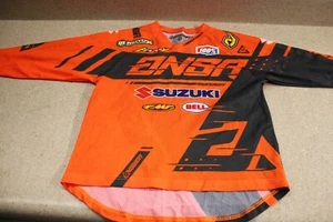 Casey Cochran Answer Racing Gear Orange Suzuki RacingJersey Y Medium 1555 Z12 - Picture 1 of 7