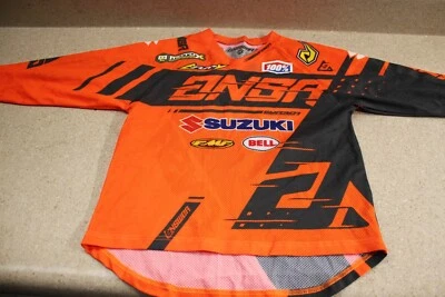 Casey Cochran Answer Racing Gear Orange Suzuki RacingJersey Y Medium 1555 Z12 - Image 1 of 4