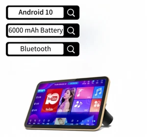 HAJURIZ Karaoke player 19.5''touch screen,3IN1 500G,Battery,Android 10.Bluetooth - Picture 1 of 1