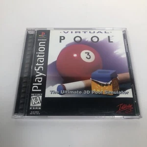 Virtual Pool für Playstation PS1 Komplett Billard VIDEOSPIEL - Bild 1 von 6