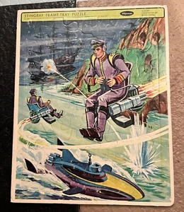 Vintage 1965 Whitman STINGRAY Frame-Tray Puzzle  - Picture 1 of 6