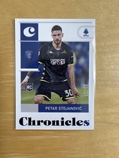 Petar Stojanovic Empoli FC PANINI BLUE ROOKIE CARD /99 22-23 Panini Chronicles