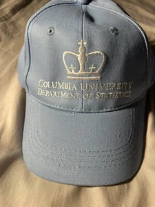 ✅NEW Columbia University Department Of Statistic Hat Light Blue/White. - Picture 1 of 4