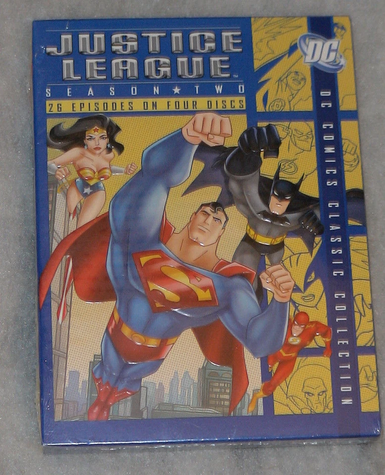 Justice League Season Two 2 Batman Superman DVD Box Set NEW SEALED - Image 1 of 1