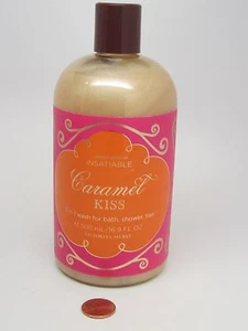 VICTORIA's SECRET CARAMELO BESO INSACIABLE 3/1 LAVADO, BAÑO, DUCHA, CABELLO 16,9 oz/500 ml - Imagen 1 de 2