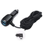 Mini Micro Cable 3.5m Mobile Phone Car Charger Dash Cam Dual USB Port Portable