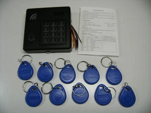 RFID Exterior Puerta de entrada Control de acceso Teclado Numpad Teclado Llaveros PIN - Imagen 1 de 12