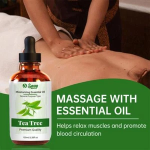 PURE Tea Tree Essential Oil 100ml | 100% Pure and Natural Tea Tree Oil - Picture 1 of 15