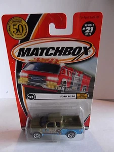 MATCHBOX GREAT OUTDOORS #21 ""FORD F-150" AL RESCATE NUEVO EN PAQUETE - Imagen 1 de 3