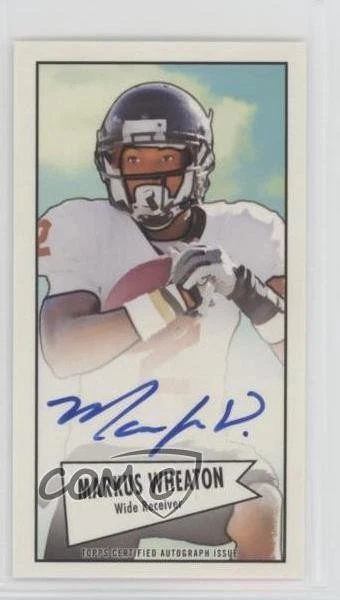 2013 Bowman Mini Cards 1952 Design Auto Markus Wheaton #52B-MW Rookie Auto RC - Image 1 of 2