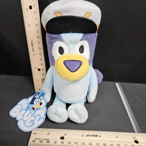 BLUEY Friends CAPTAIN BLUEY PLUSH Soft Toy Stuffed Animal Dog - NEW NWT! - Picture 1 of 4