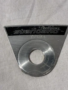 LUDWIG Standard Triangle BADGE Drum Emblem 60sVtg Serial # 17195 - Picture 1 of 3