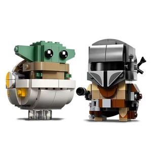 Lego Star Wars Brickheadz The Mandalorian & The Child Mando & Grogu Sealed - Picture 1 of 3