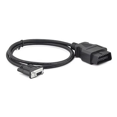  Cable OBD de 16 pines 1M 3,3 pies serie DB9 RS232 puerto hembra a macho OBD2 OBDII  Foto 1 de 4