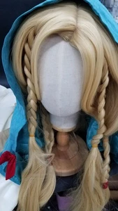 Delicious in Dungeon Marcille Cosplay Costume Vestito con Parrucca Outfit - X-Large - Foto 1 di 17